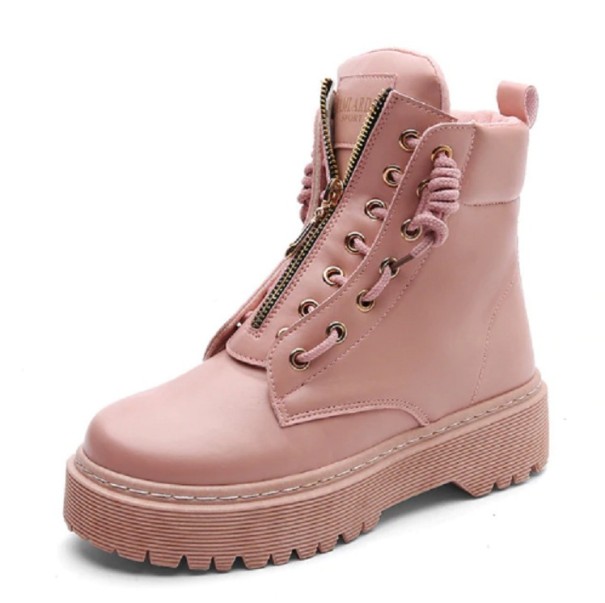 Damenstiefeletten A643 rosa 35