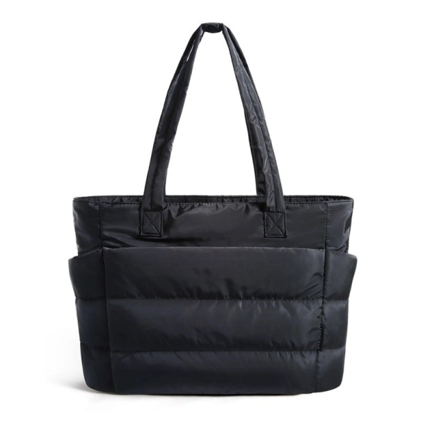 Damentasche über der Schulter mit großem Fassungsvermögen von 20 l und Fach für einen Laptop von 15,6" 41,5 x 15,1 x 30,5 cm schwarz