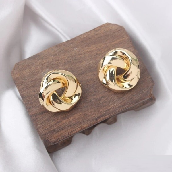 Dameøreringe H765 guld 25 mm