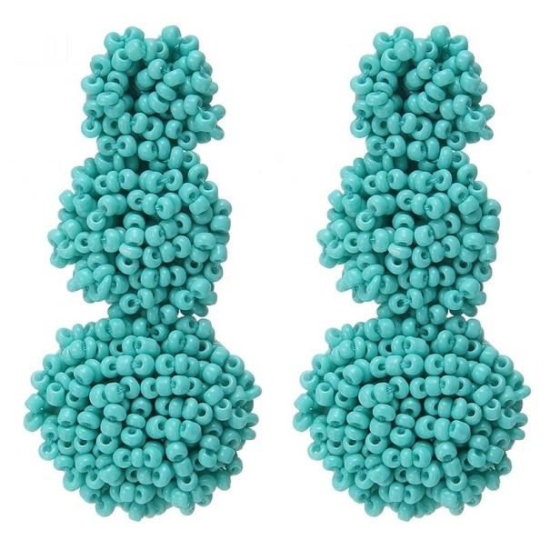 Dameøreringe med perler A3155 13