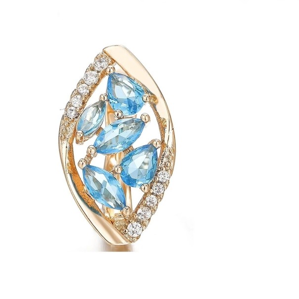 Dameøreringe med sten 15