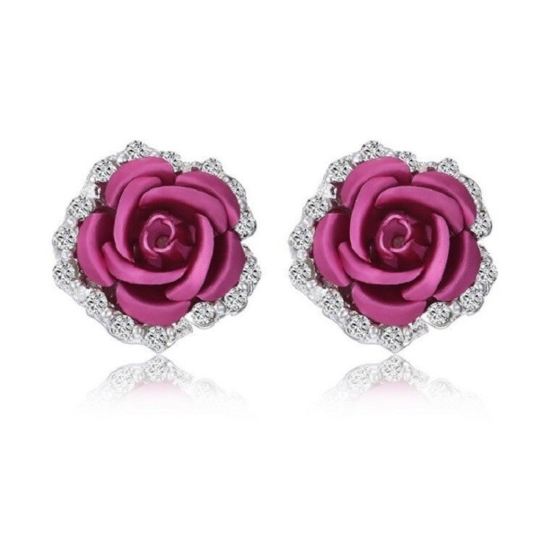 Dameørestikker rosa C1092 mørkerosa
