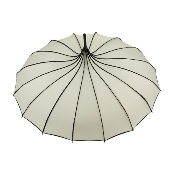 Dameparaply T1397 cremefarvet