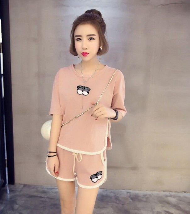 Damepyjamas P2650 rosa XS