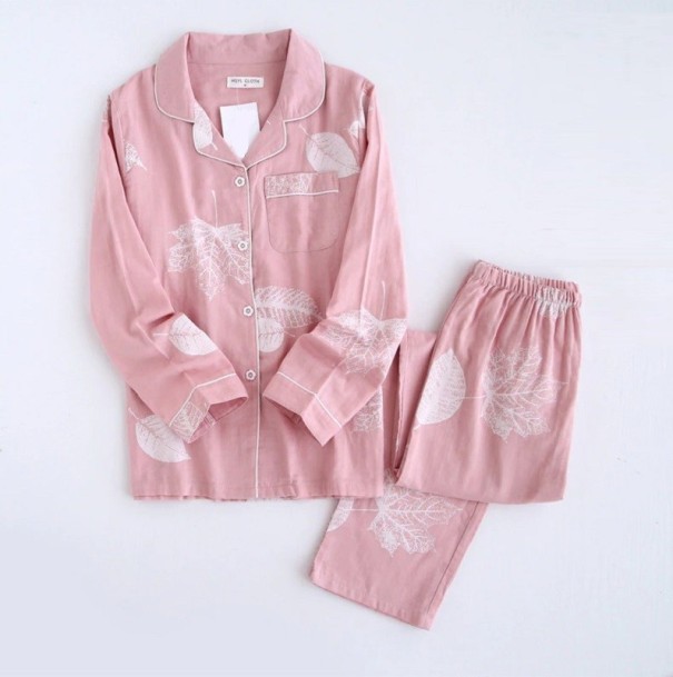 Damepyjamas P2690 rosa L