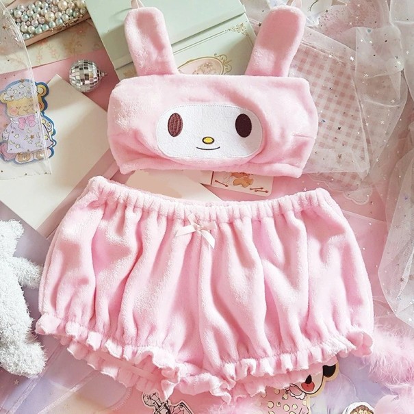 Damepyjamas P2855 rosa M