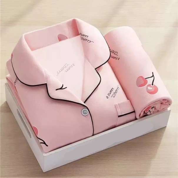 Damepyjamas P2898 rosa S