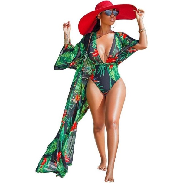 Dames badpak en cover-up L 1