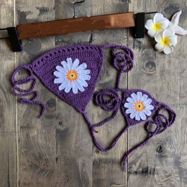 Dames badpak onderstuk P643 paars