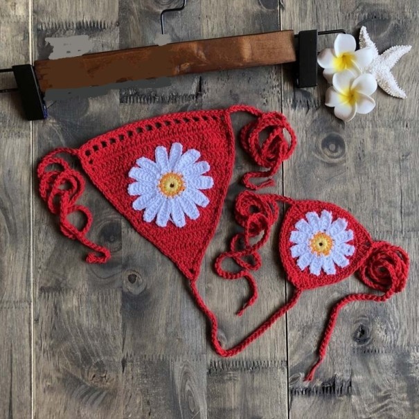 Dames badpak onderstuk P643 rood
