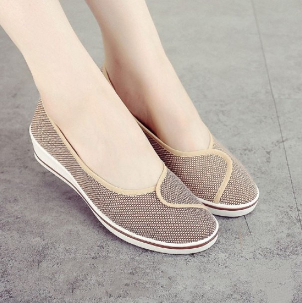 Dames ballerina&#39;s Mia beige 34