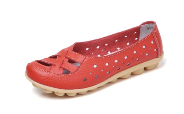 Dames ballerina&#39;s rood 39
