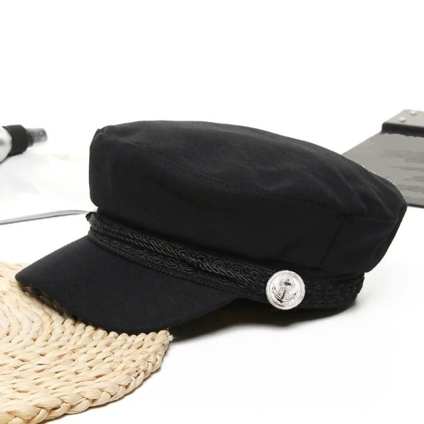 Dames baret met klep 1
