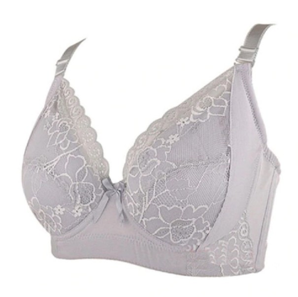 Dames BH met strik J3003 lichtgrijs 100D