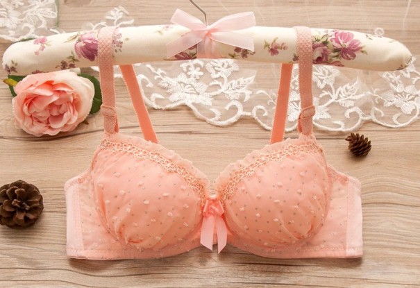 Dames bh met strik Nadia roze 70A