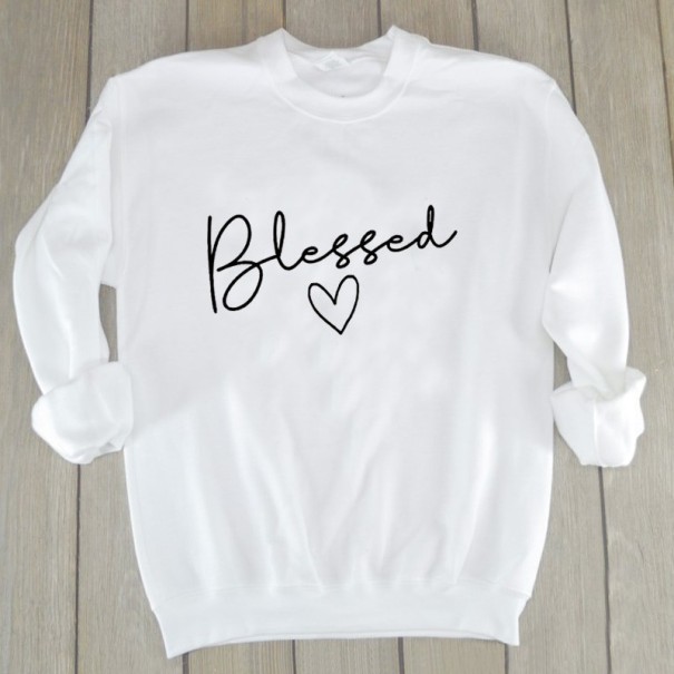 Dames Blessed trui wit S
