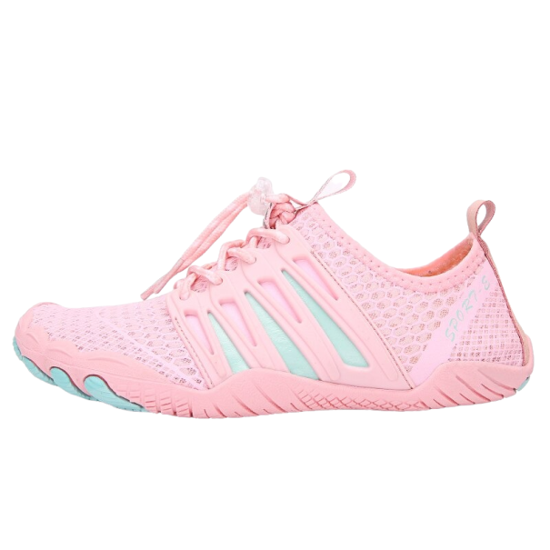 Dames blotevoeten sneakers lichtroze 39