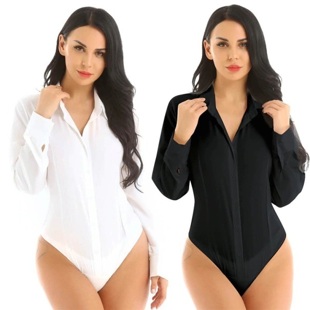 Dames body&#39;s met lange mouwen