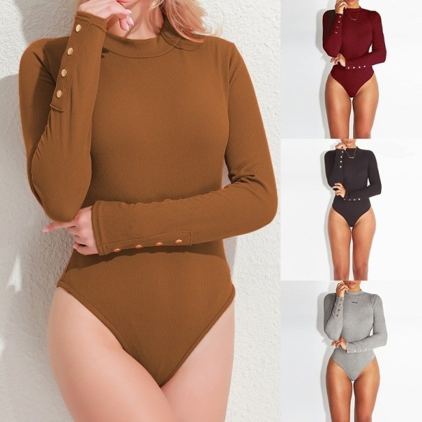 Dames body met lange mouwen B725