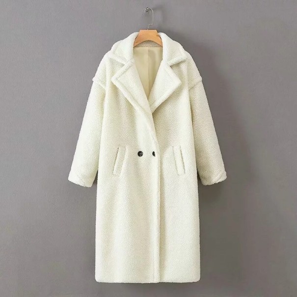 Dames bontjas A1875 wit M