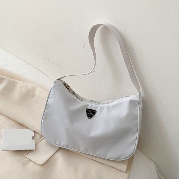 Dames canvas handtas M1290 wit