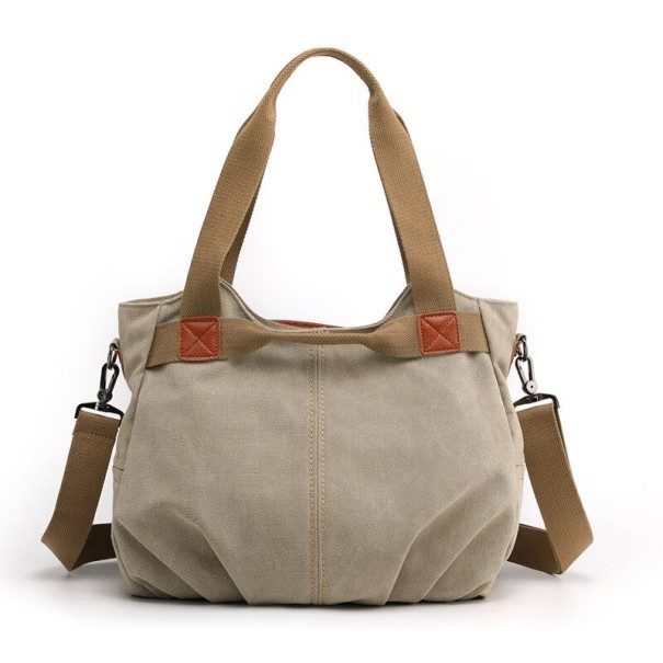 Dames canvas handtas M1347 kaki