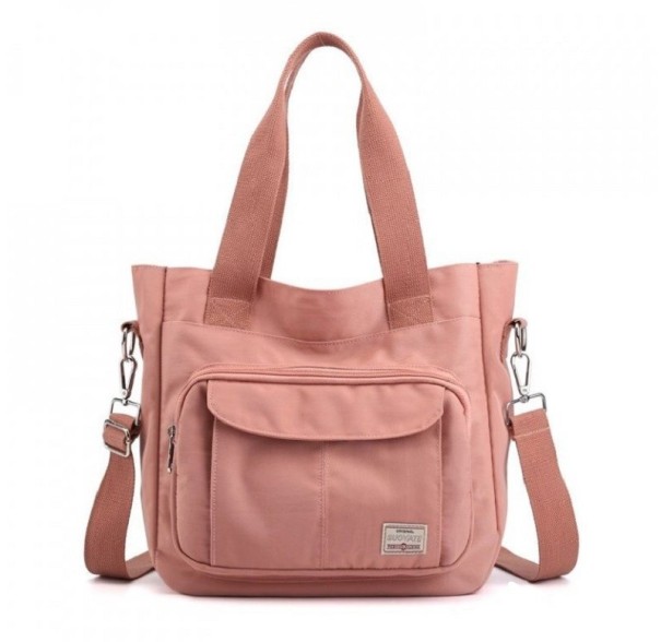 Dames canvas handtas M1514 roze