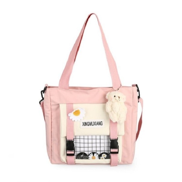 Dames canvas tas M1470 roze