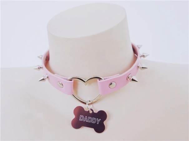 Dames choker ketting met hanger D145 5