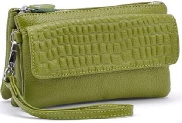 Dames clutch tas M137 olijfgroen