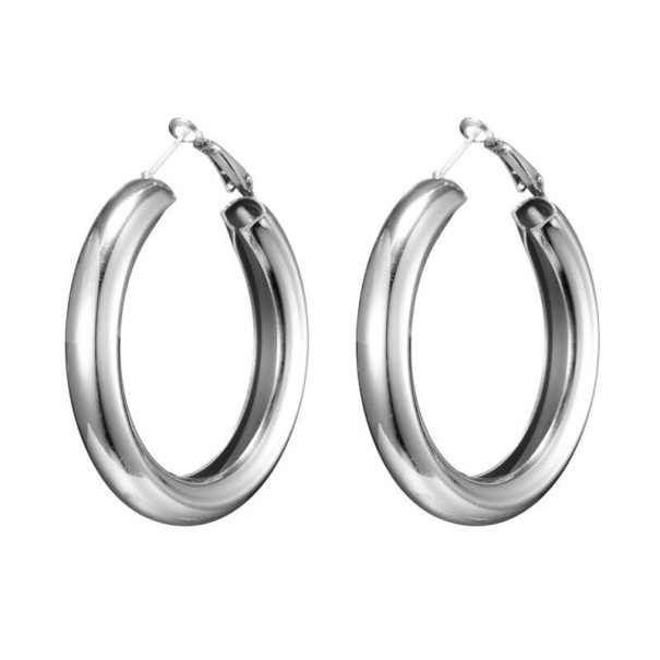 Dames creolen G1309 zilver