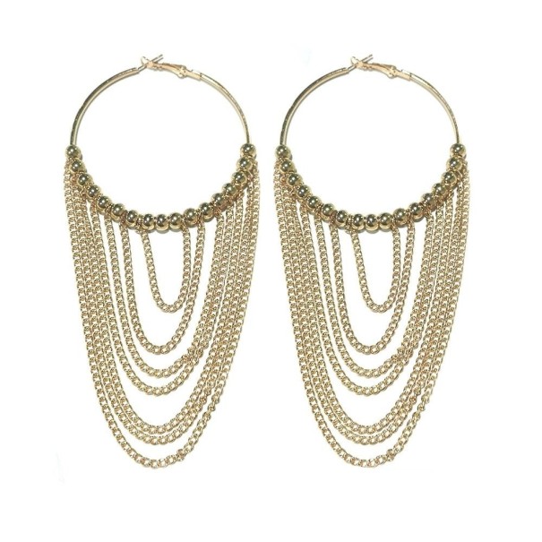 Dames creolen G841 goud L
