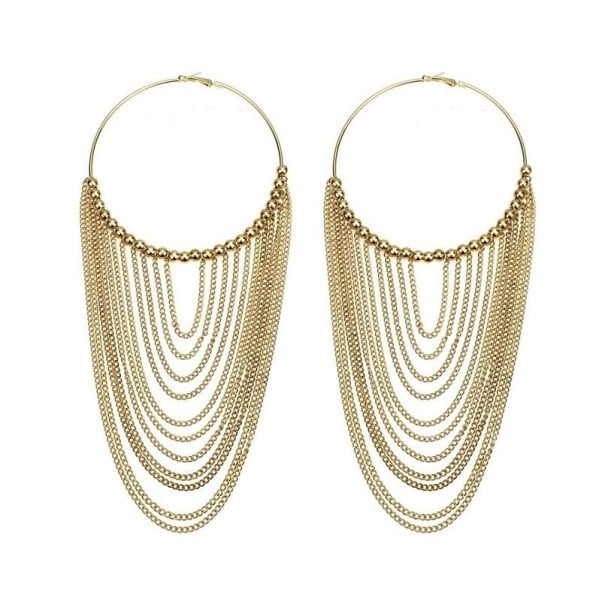Dames creolen G841 goud S