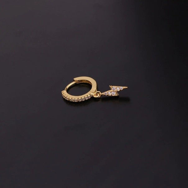 Dames creolen met hanger A2598 5