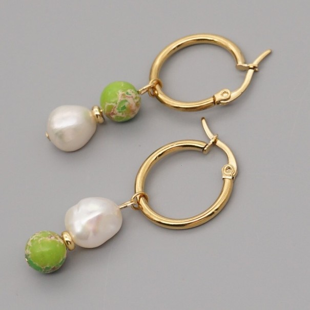 Dames creolen met hanger G1391 1