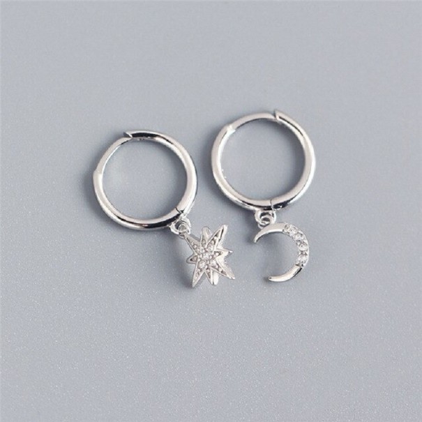 Dames creolen met hanger G237 2