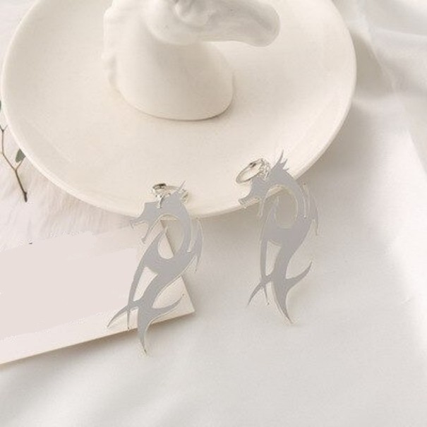 Dames creolen met hanger G463 4