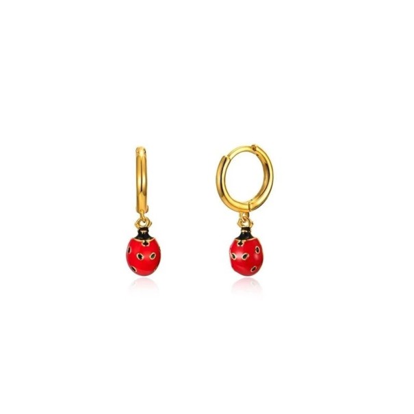 Dames creolen met hanger G751 4