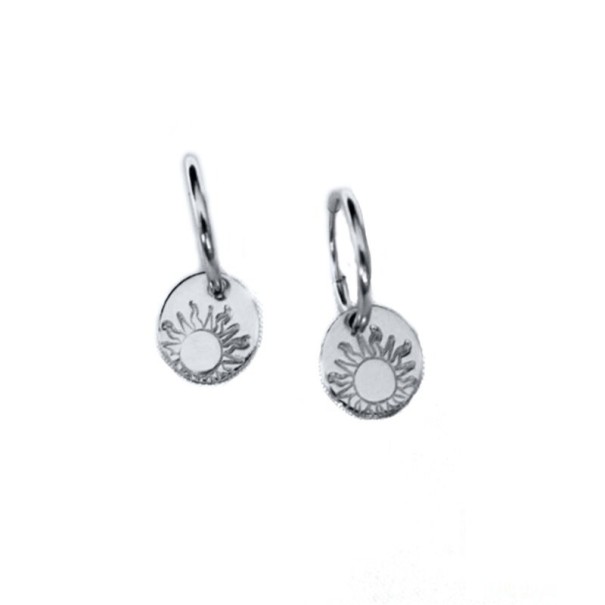 Dames creolen met hangers zilver 22