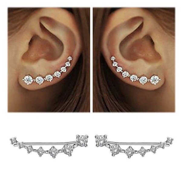 Dames creolen met strass steentjes