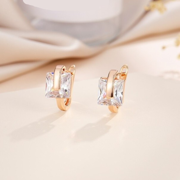 Dames creolen met zirkoon G1334 4