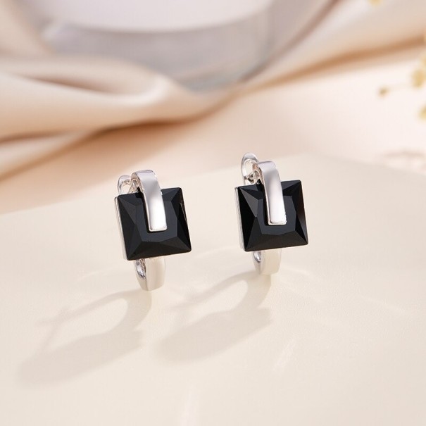 Dames creolen met zirkoon G1334 7