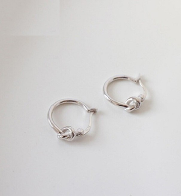 Dames creolen R119 zilver 3