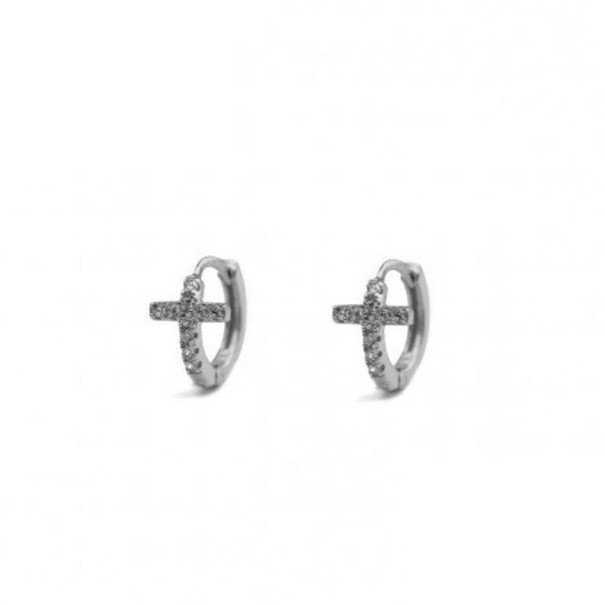 Dames creolen R23 zilver 2