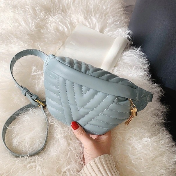 Dames crossbody tas M1070 lichtblauw