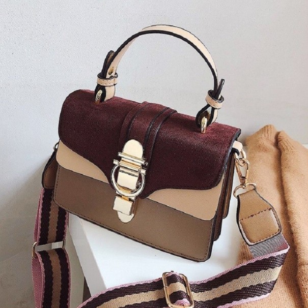 Dames crossbody tas M1386 wijnrood