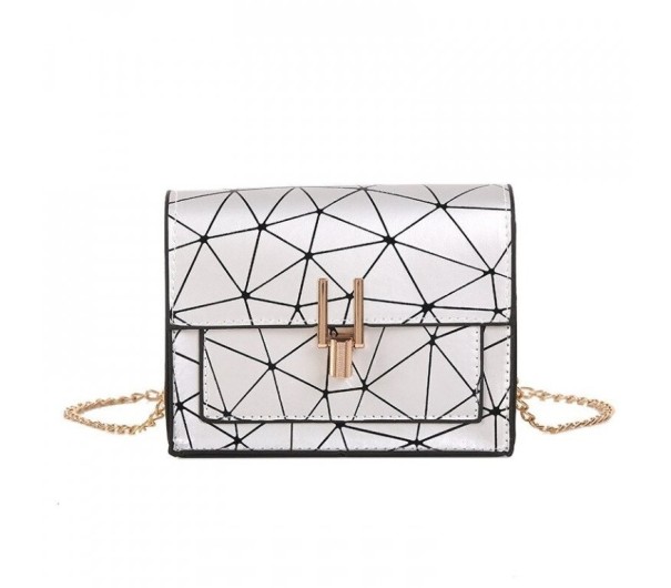 Dames crossbody tas M884 zilver