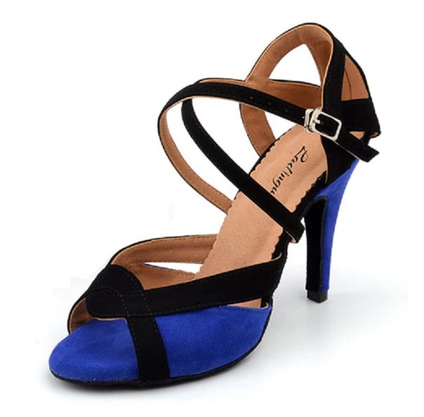 Dames dansschoenen Kenna blauw 44 10 cm