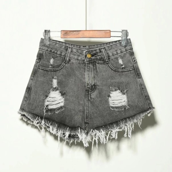 Dames denim shorts Brunela grijs L