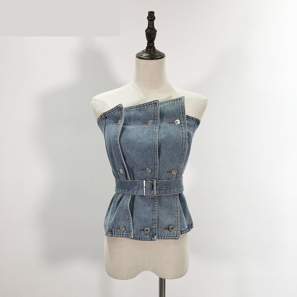Dames denim top B280 S